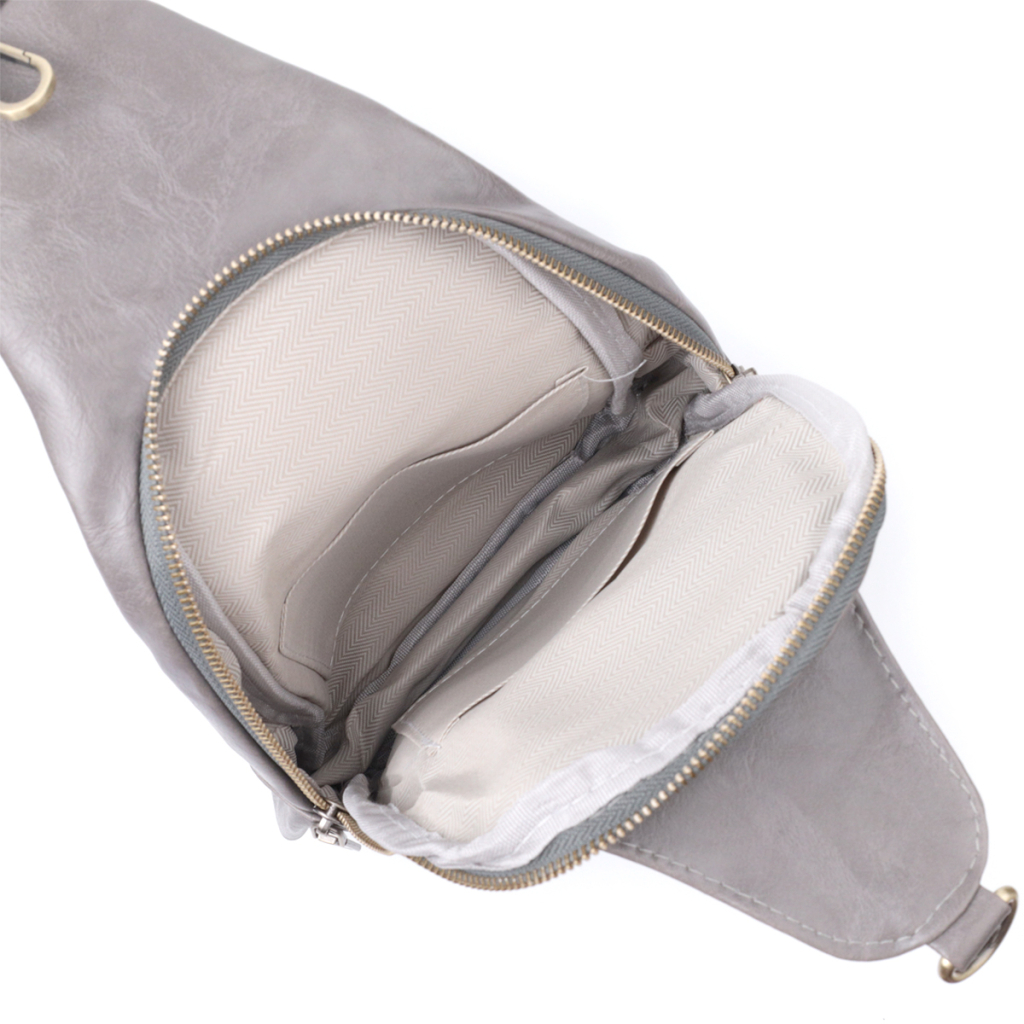 Сумка Vintage З екошкіри Сіра (22777) - зображення 6