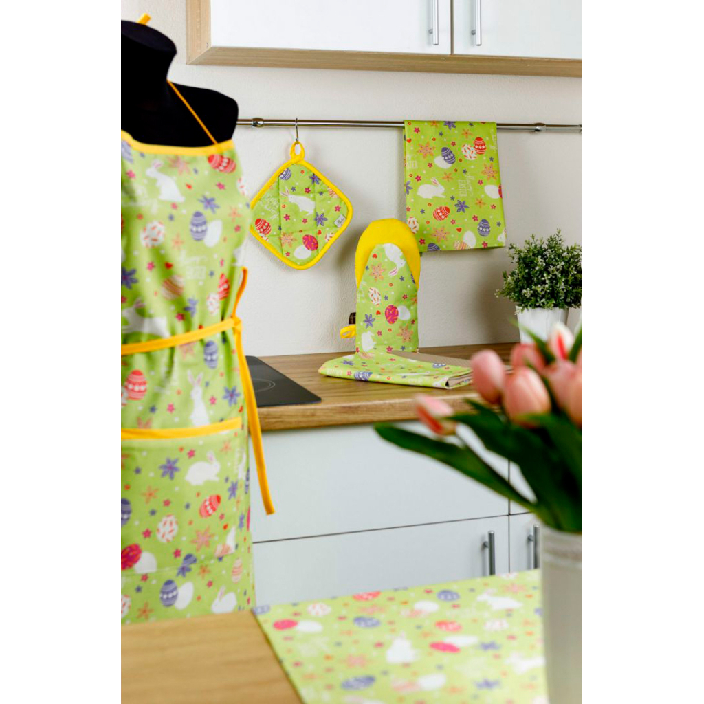 Доріжка на стіл Прованс Писанка зелена 140х40 см (4823093445017) - зображення 3