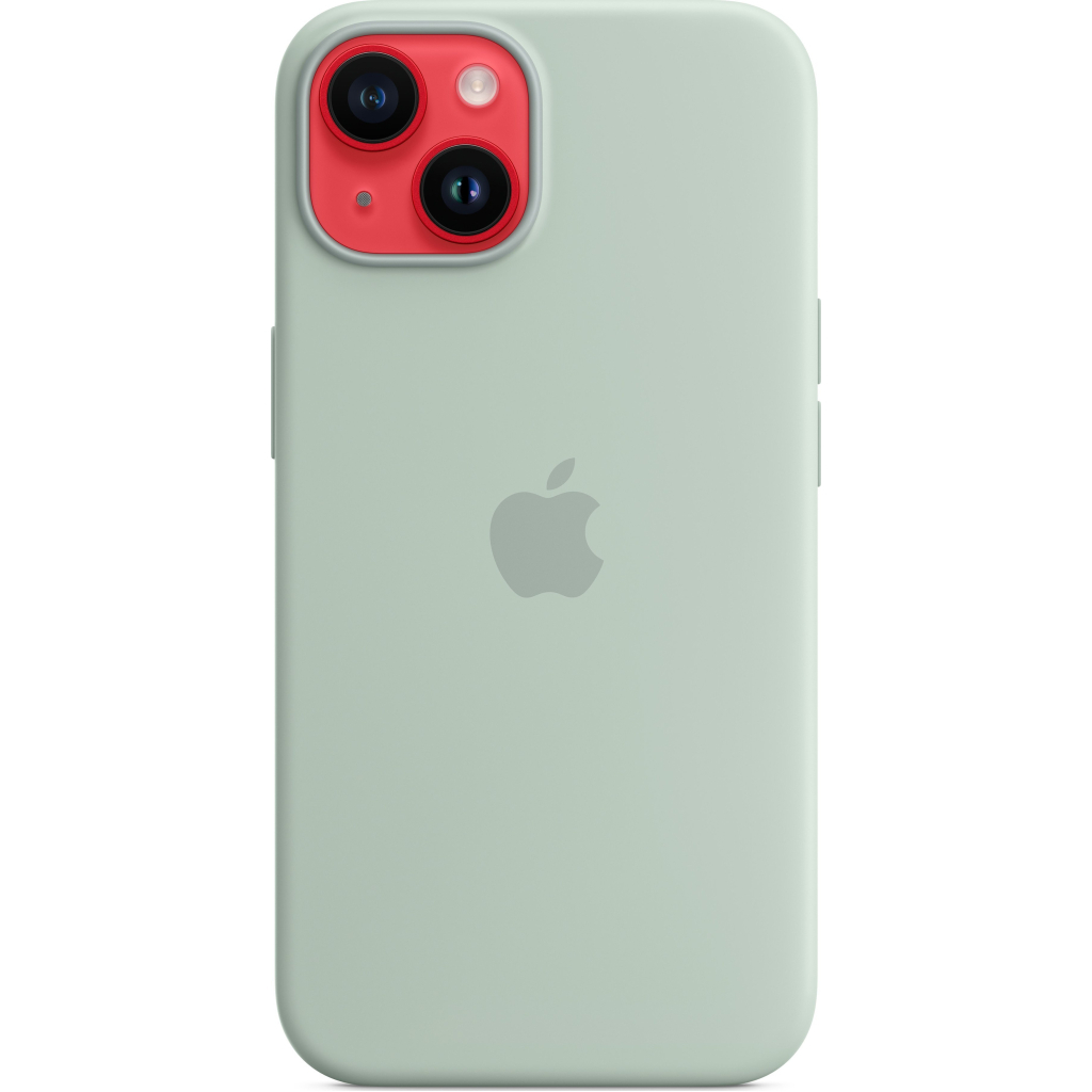 Чохол до мобільного телефона Apple iPhone 14 Plus Silicone Case with MagSafe - Succulent,Model A2911 (MPTC3ZE/A) - зображення 5