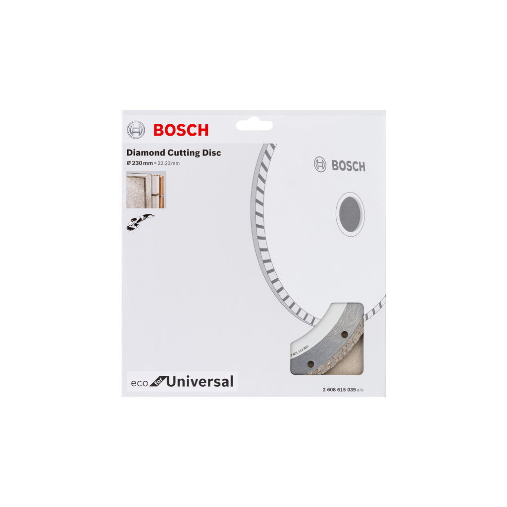 Круг відрізний Bosch ECO Universal Turbo 230-22.23 (2.608.615.039) - зображення 2