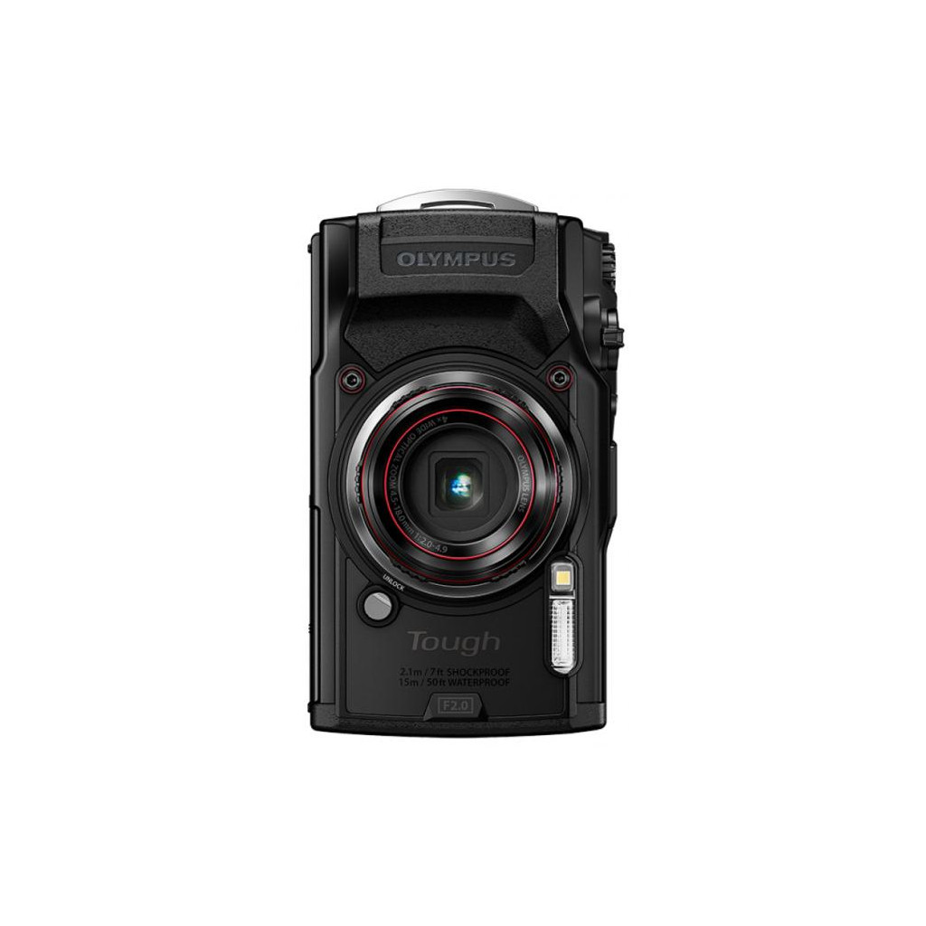 Цифровий фотоапарат Olympus TG-6 Tough adventure kit Black (V104210BE010) - зображення 5