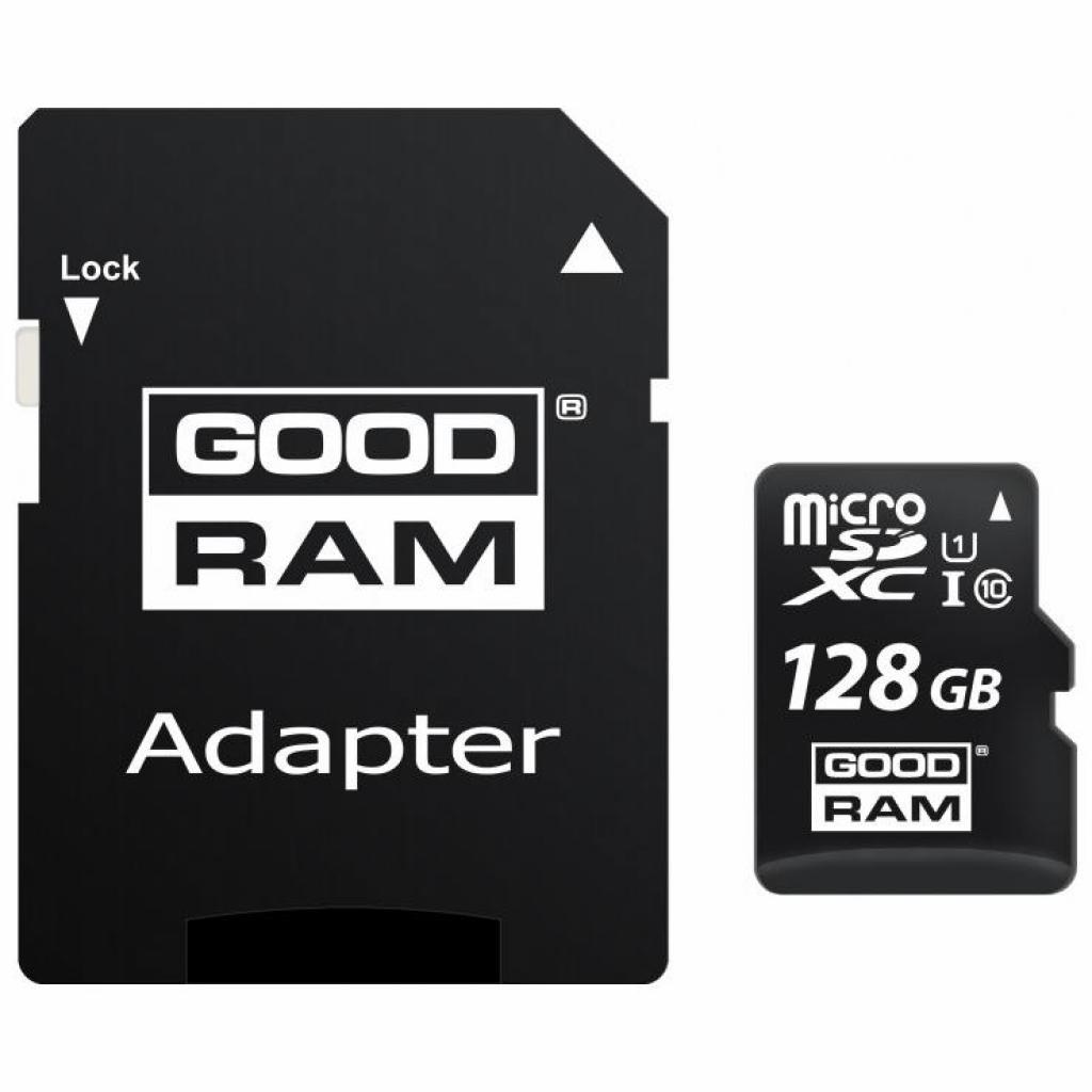 Карта пам'яті Goodram 128GB microSDXC class 10 UHS-I (M1AA-1280R12) - зображення 1