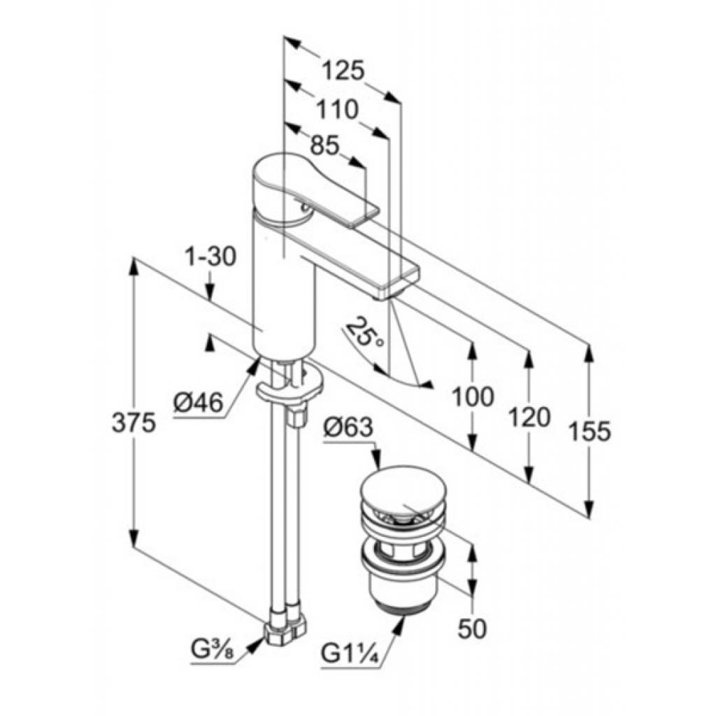 Змішувач KLUDI ZENTA SL (482980565) - зображення 2