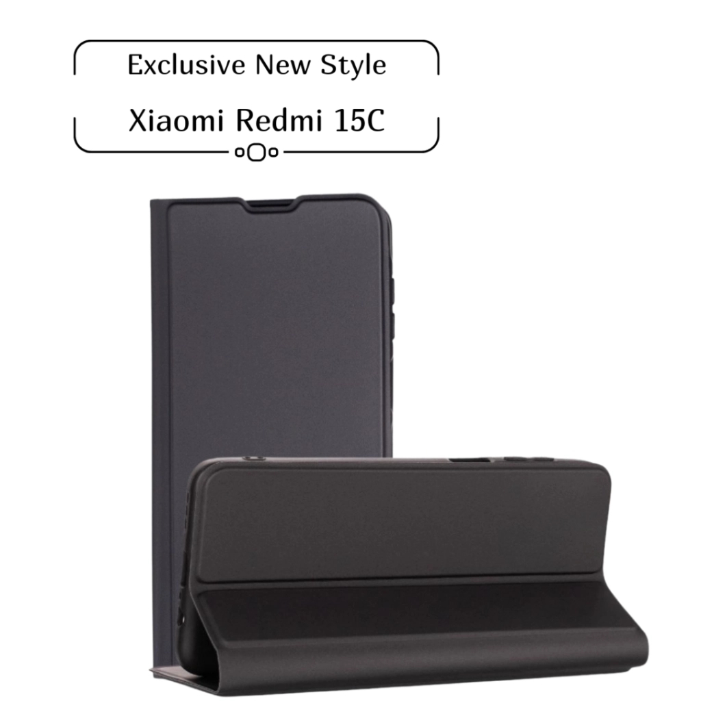 Чохол до мобільного телефона BeCover Exclusive New Style Xiaomi Redmi 15С 4G/5G Black (713918) - зображення 1
