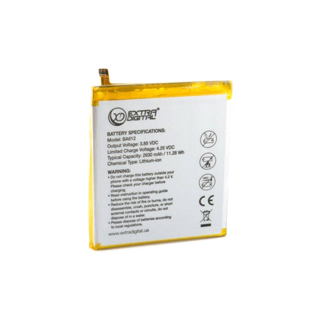 Акумуляторна батарея Extradigital Meizu M5s 2930 mAh (BMM6462) - зображення 1