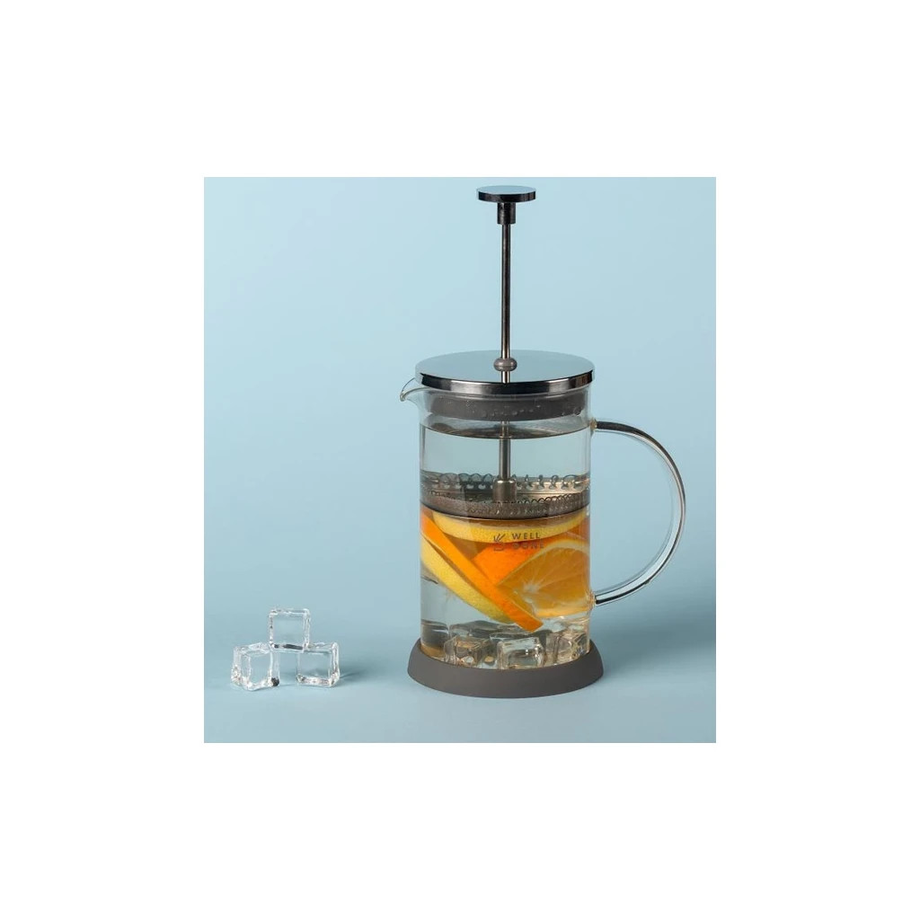 Френч-прес Well Done на гумовій підставці 800 мл (WD-8038B) - зображення 4