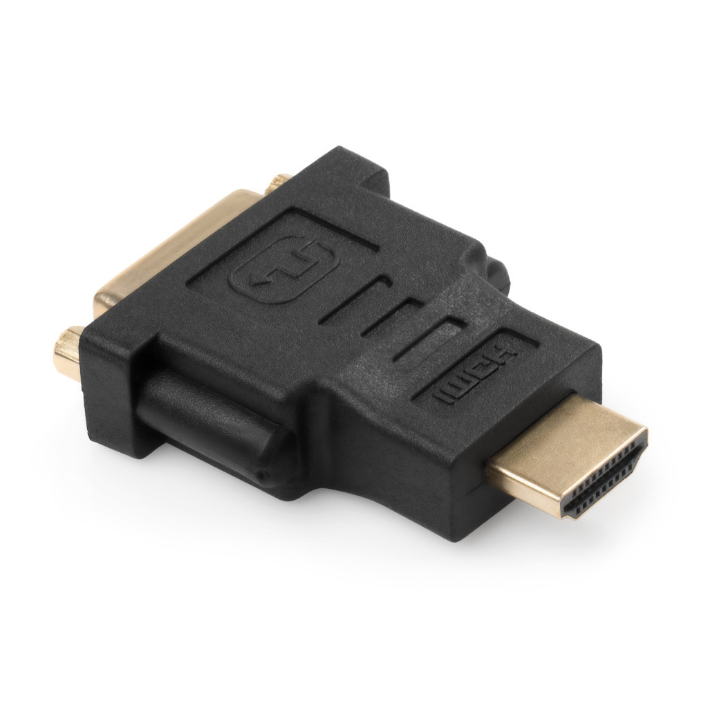 Перехідник HDMI AM to DVI 24+5 F Vinga (VCPAHDMIM2DVIFBK) - зображення 2
