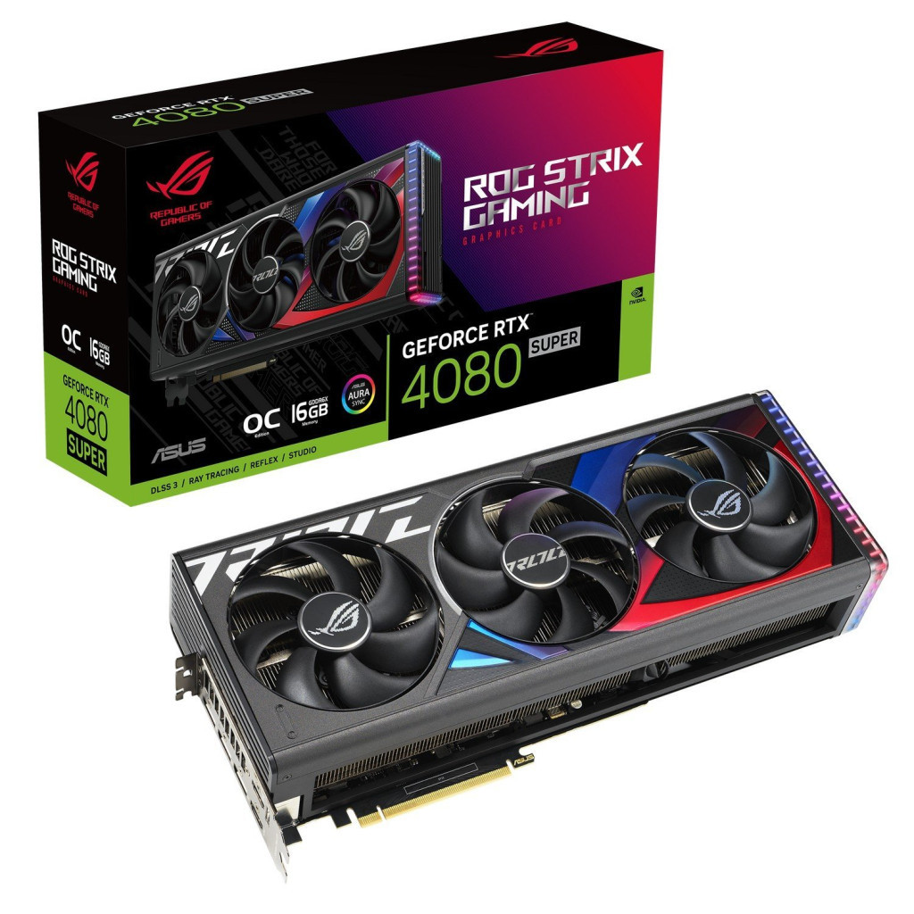 Відеокарта ASUS GeForce RTX4080 SUPER 16Gb ROG STRIX OC GAMING (ROG-STRIX-RTX4080S-O16G-GAMING) - зображення 2