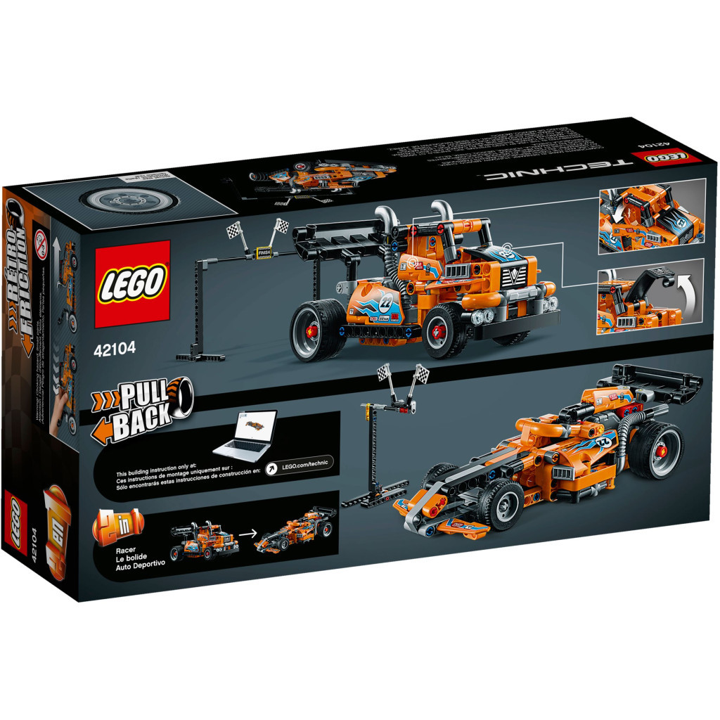 Конструктор LEGO Technic Гоночна вантажівка 227 деталей (42104) - зображення 5