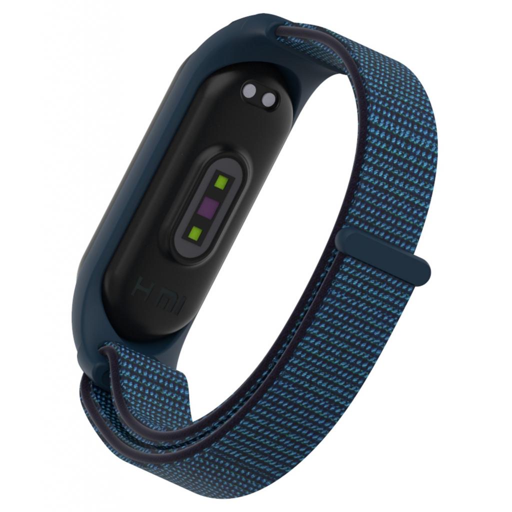 Ремінець до фітнес браслета Armorstandart Sport Loop для Xiaomi Mi Band 5 Dark Blue (ARM56867) - зображення 3