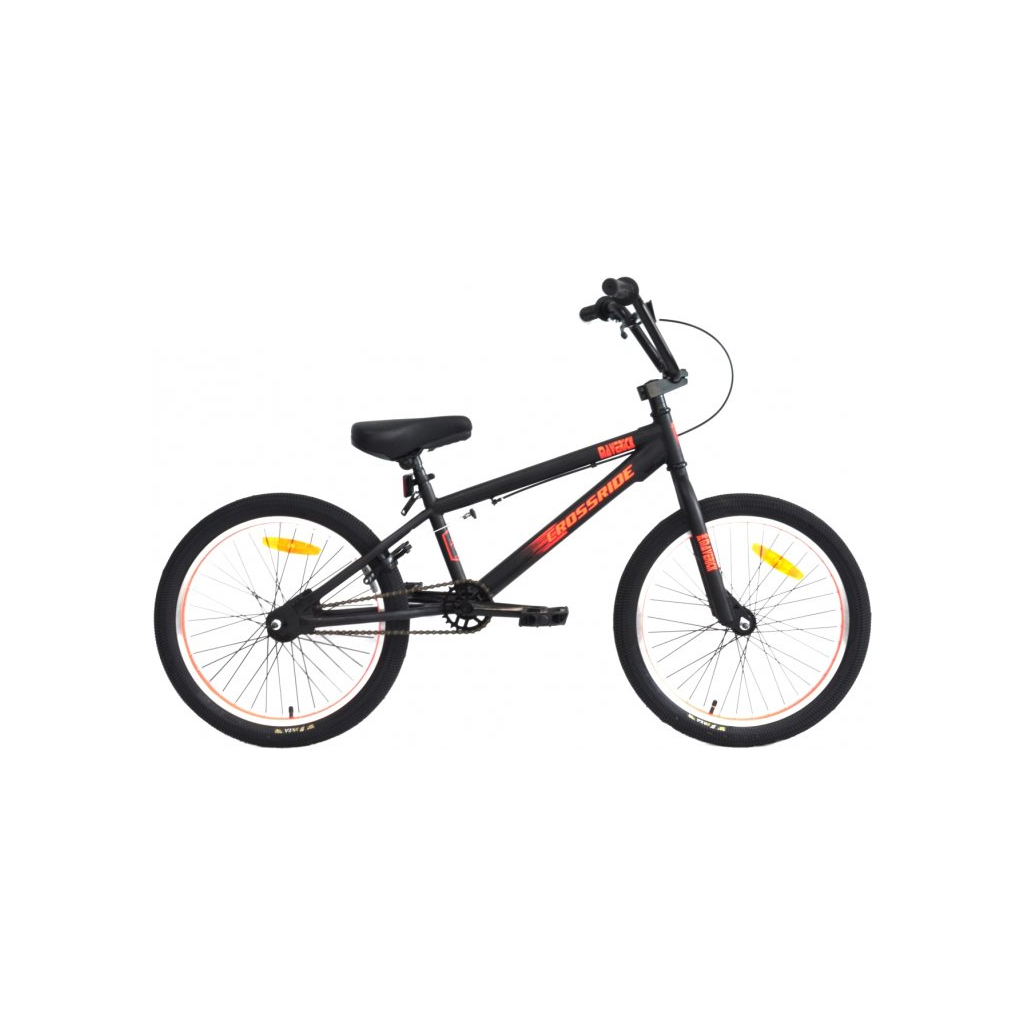 Велосипед Crossride BMX Maverick 20" рама-10" St Black/Orange (0481) - зображення 1