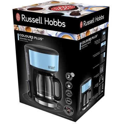 Крапельна кавоварка Russell Hobbs Colours Plus - Heavenly Blue (20136-56) - зображення 9