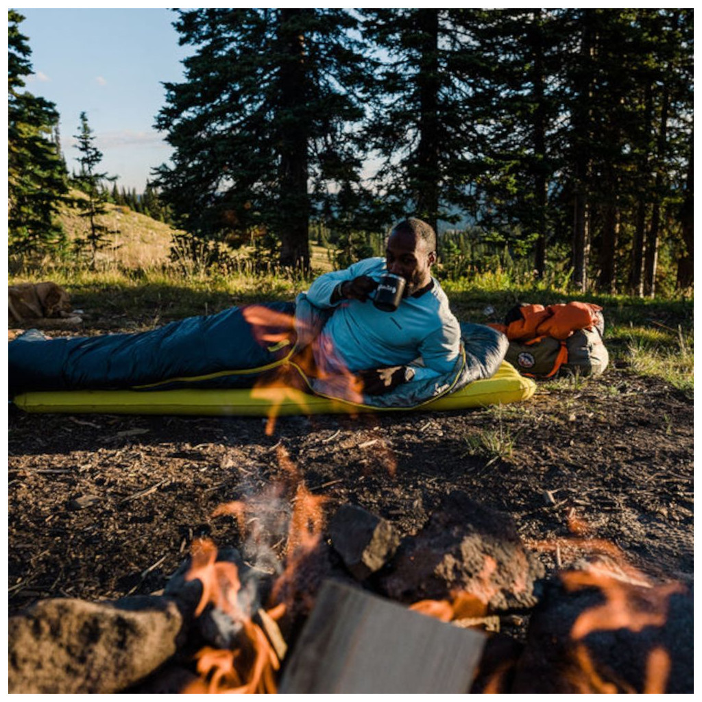 Спальний мішок Big Agnes Anthracite 20 (FireLine Pro Recycled) Long slate - Left Zip (021.0211) - зображення 4