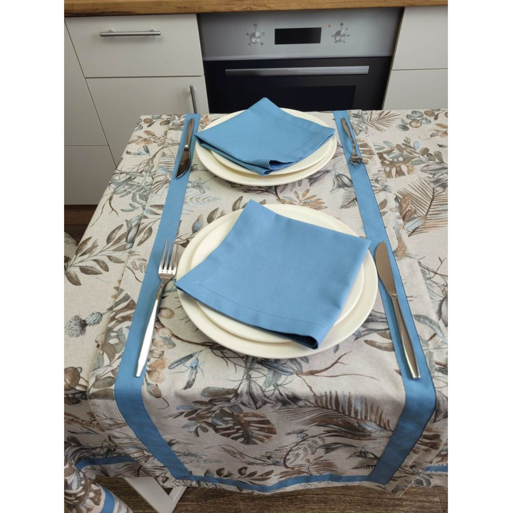 Серветка на стіл Прованс однотон Міра 40х40 (4823093439801) - зображення 1