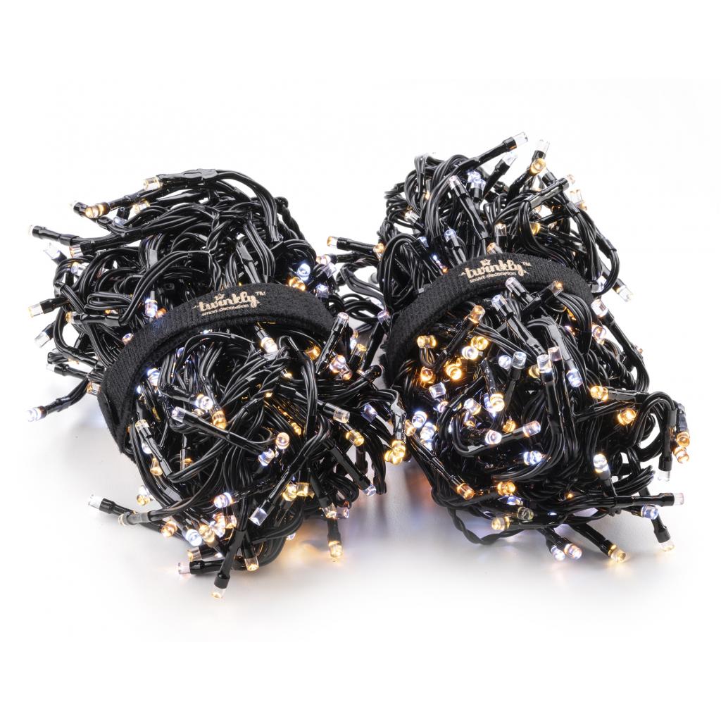 Гірлянда Twinkly Smart LED Cluster AWW, 400, BT+WiFi, Gen II, IP44 кабель чо (TWC400GOP-BEU) - зображення 2