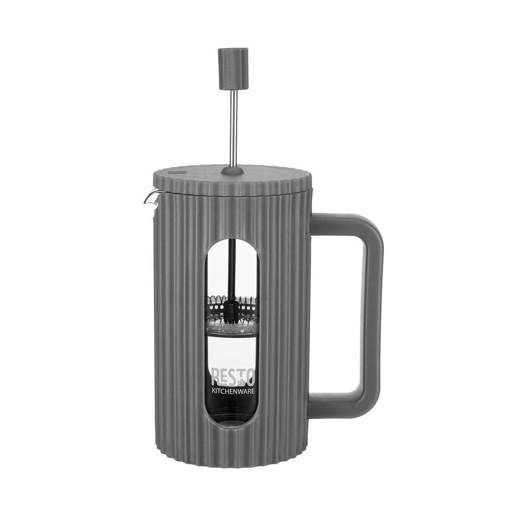 Френч-прес Resto Keid бамбук 600 мл графіт (90534) - зображення 1