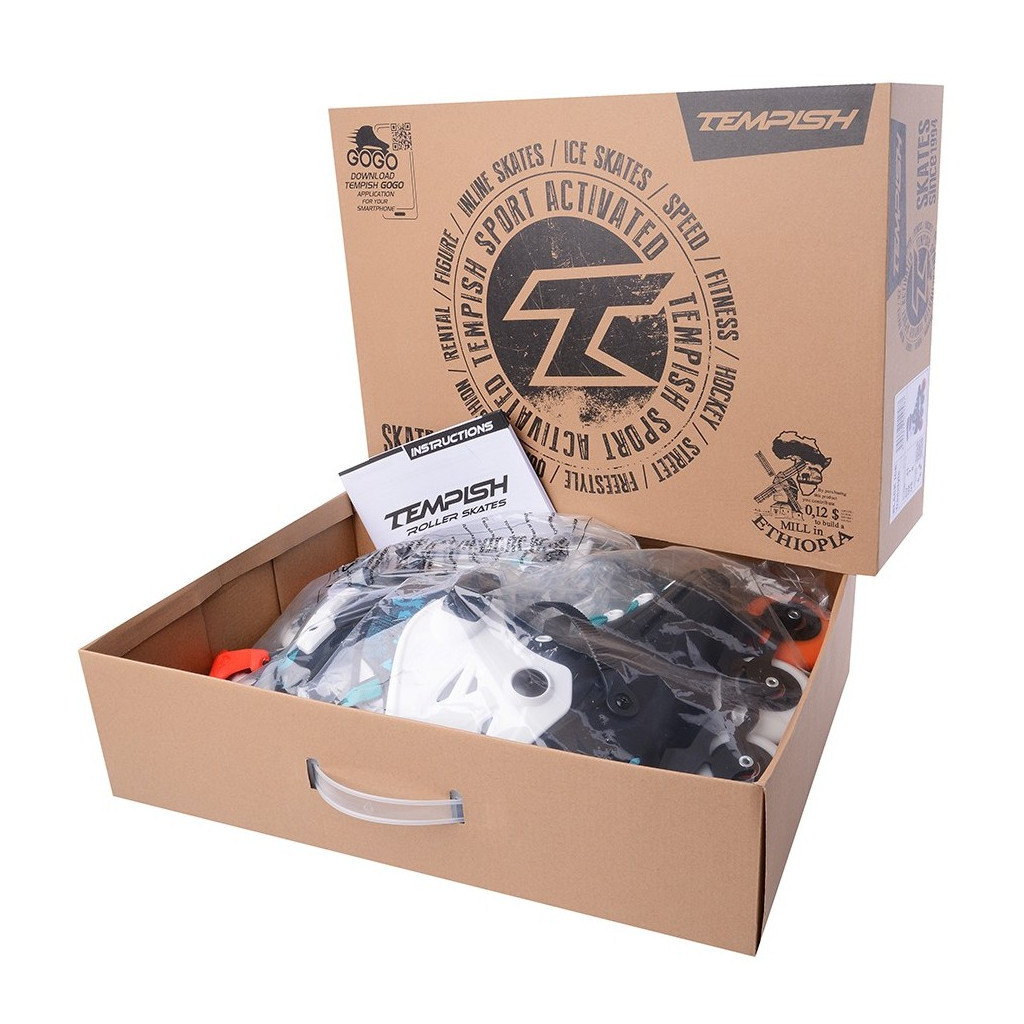 Роликові ковзани Tempish Black Ice 38 (1000004604/38) - зображення 12