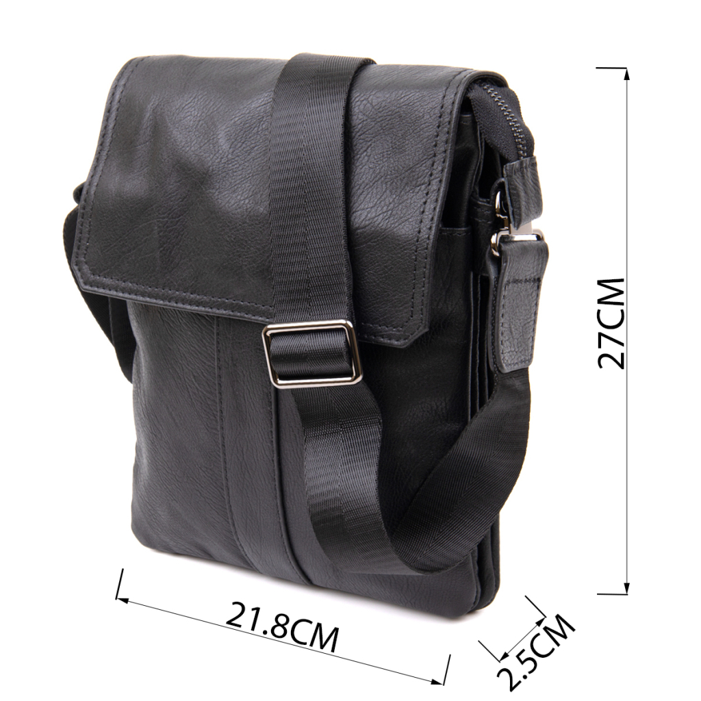 Сумка Vintage Чорна (20442) - зображення 3