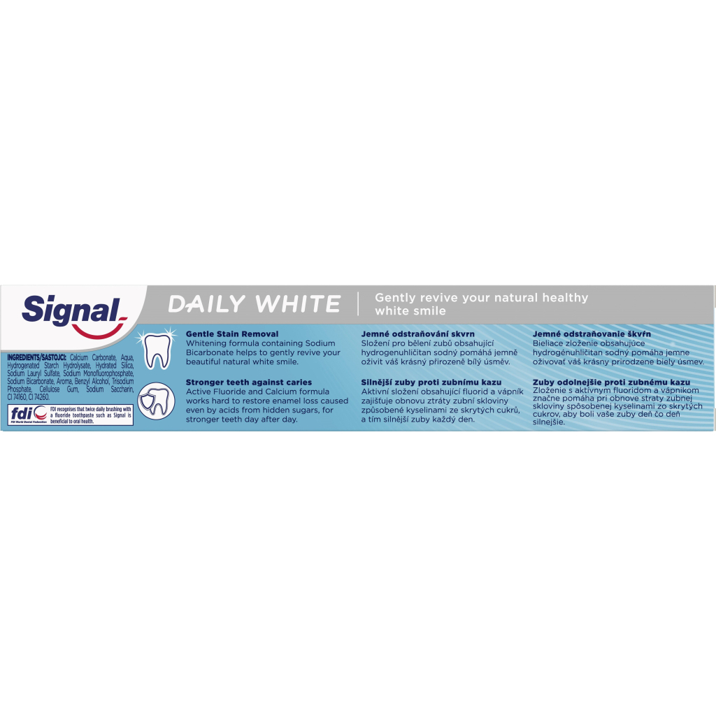 Зубна паста Signal Щоденне відбілювання 75 мл (5900300856794) - зображення 2