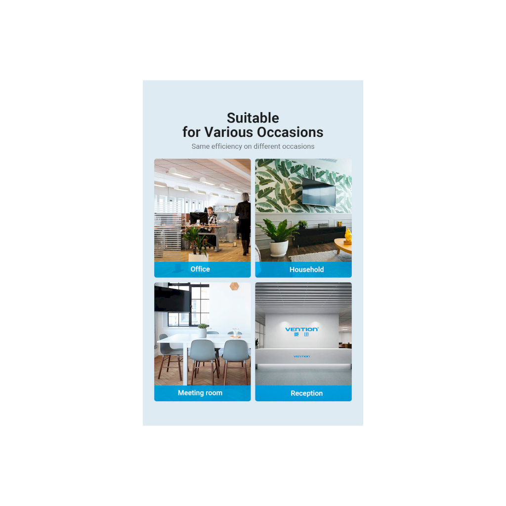 Кабель для принтера USB 2.0 AM/BM 3.0m 480Mbps PVC black VENTION (COQBI) - picture 10