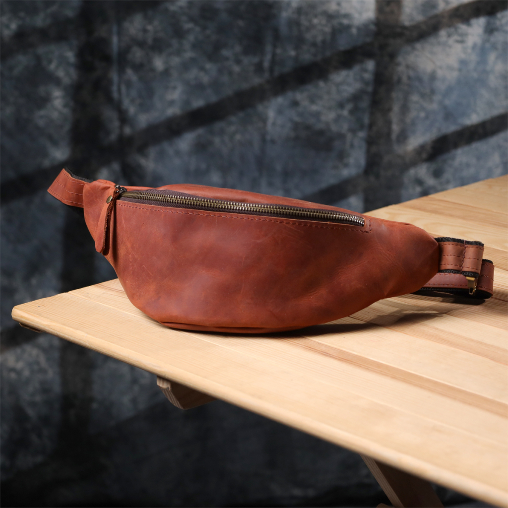 Сумка Shvigel З натуральної шкіри Руда (23140) - зображення 9