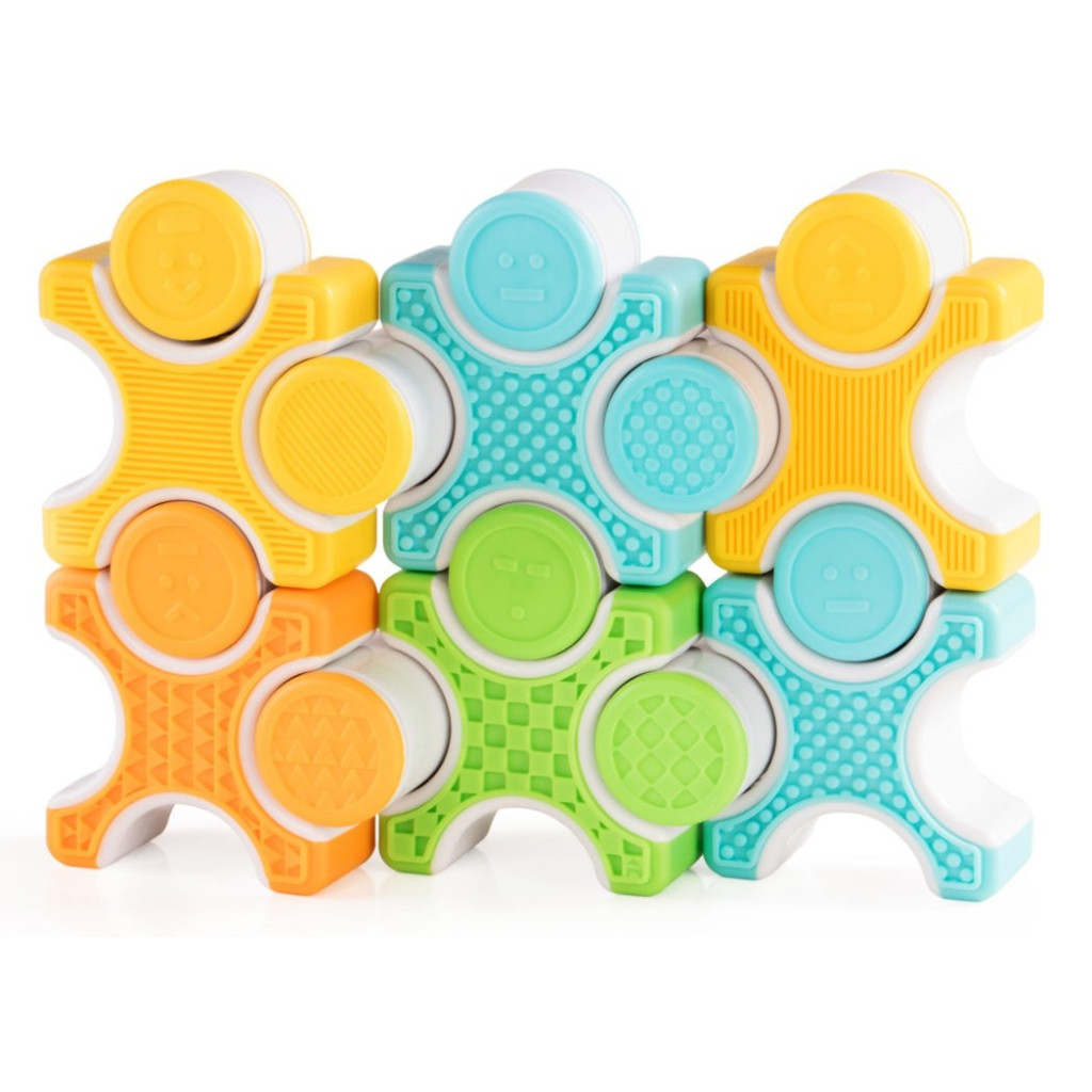 Конструктор Guidecraft Grippies Stackers, 16 деталей (G8313) - зображення 2