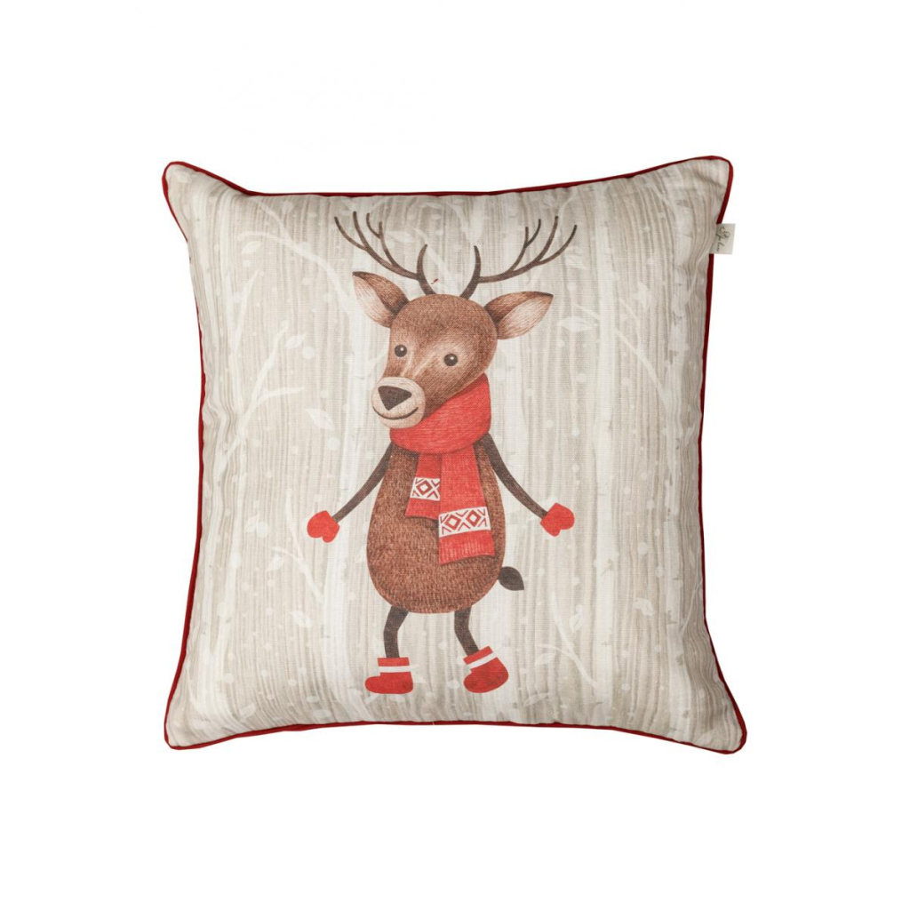 Наволочка Прованс декоративна Олень в шарфу 45х45 (031696) - изображение 1