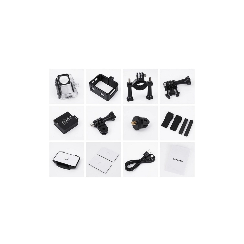 Екшн-камера HOCO DV103 Dual color screen Black (6942007638296) - изображение 5