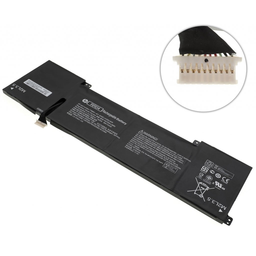 Акумулятор до ноутбука HP Omen 15-5000 RR04, 3720mAh (58Wh), 4cell, 15.2V, Li-ion (A47653) - зображення 3