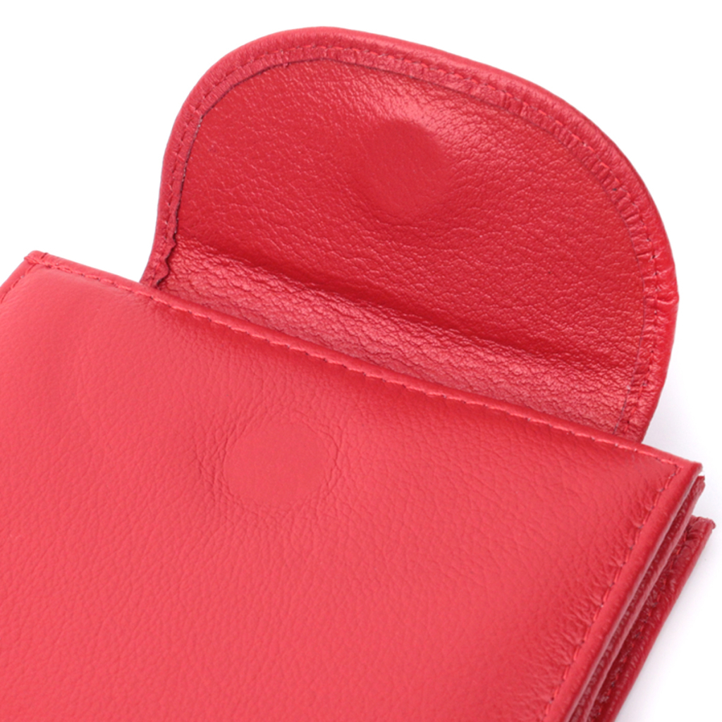 Гаманець ST Leather З натуральної шкіри Червоний (22712) - зображення 6