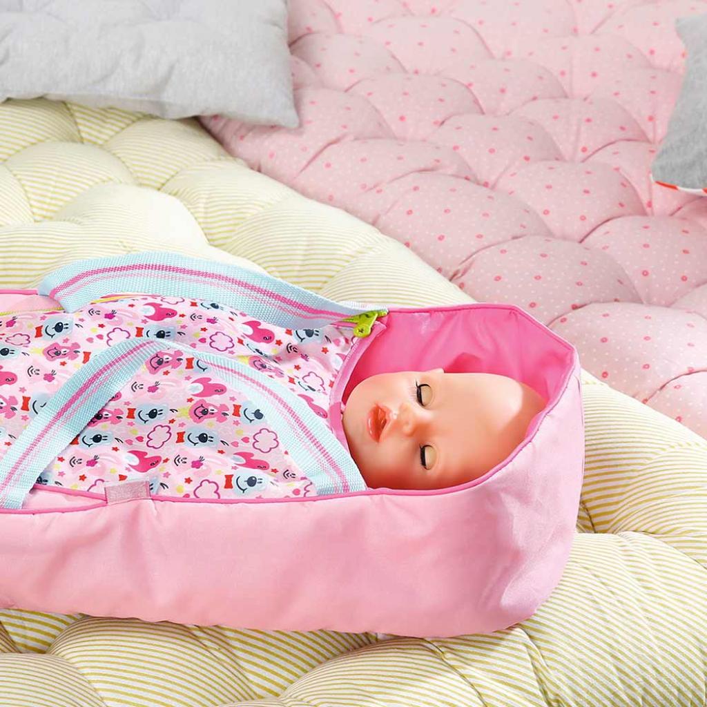 Аксесуар до ляльки Zapf Люлька-переноска Baby Born 2 в 1 Яскраві (824429) - зображення 6
