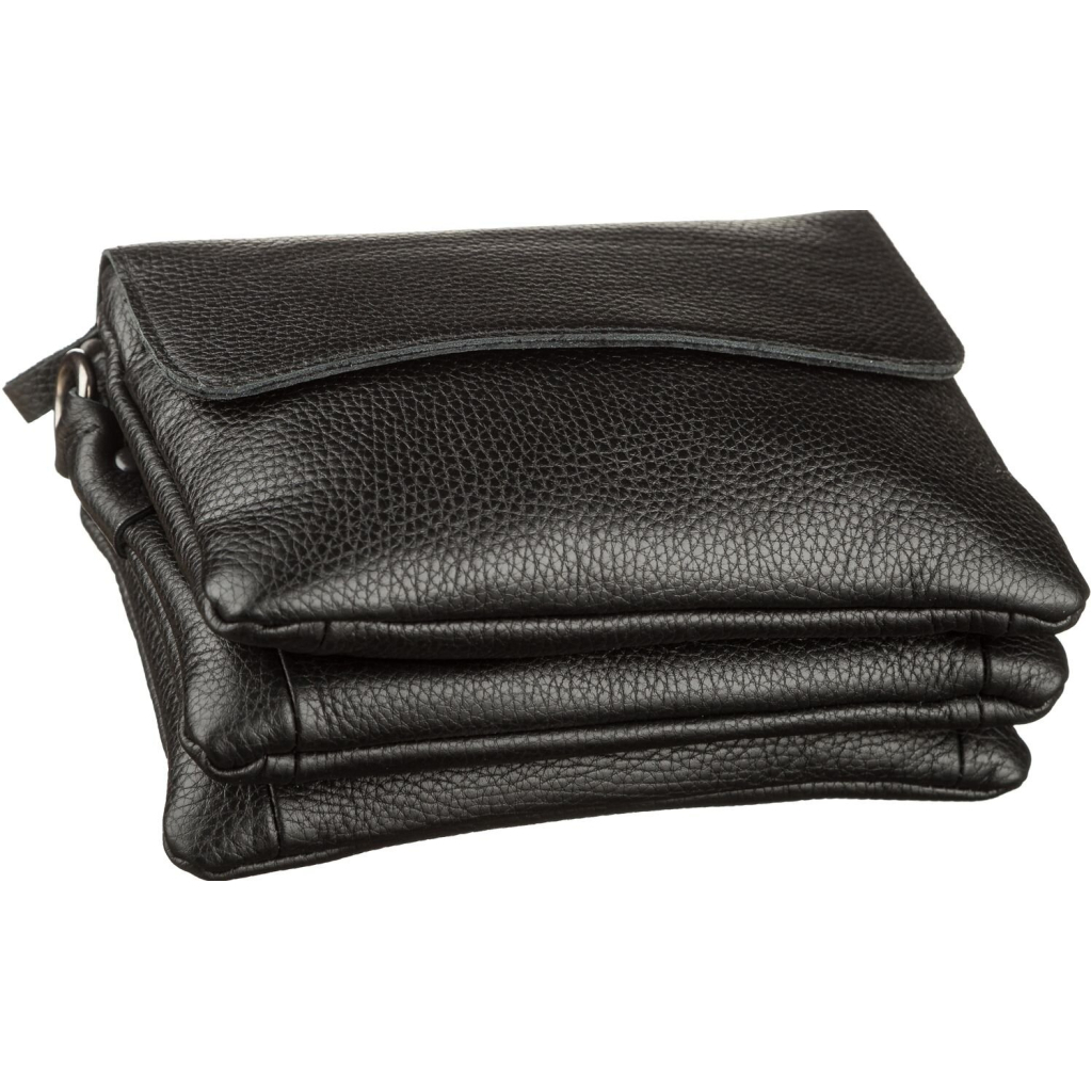 Сумка Shvigel Чоловіча шкіряна Чорна (11038) - зображення 8