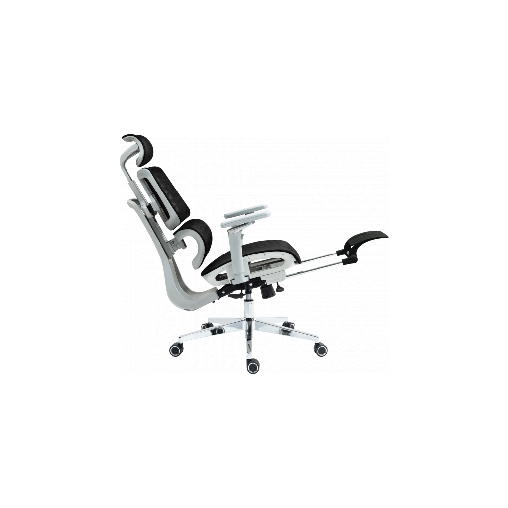 Офісне крісло GT Racer B-2450 White/Black - зображення 4