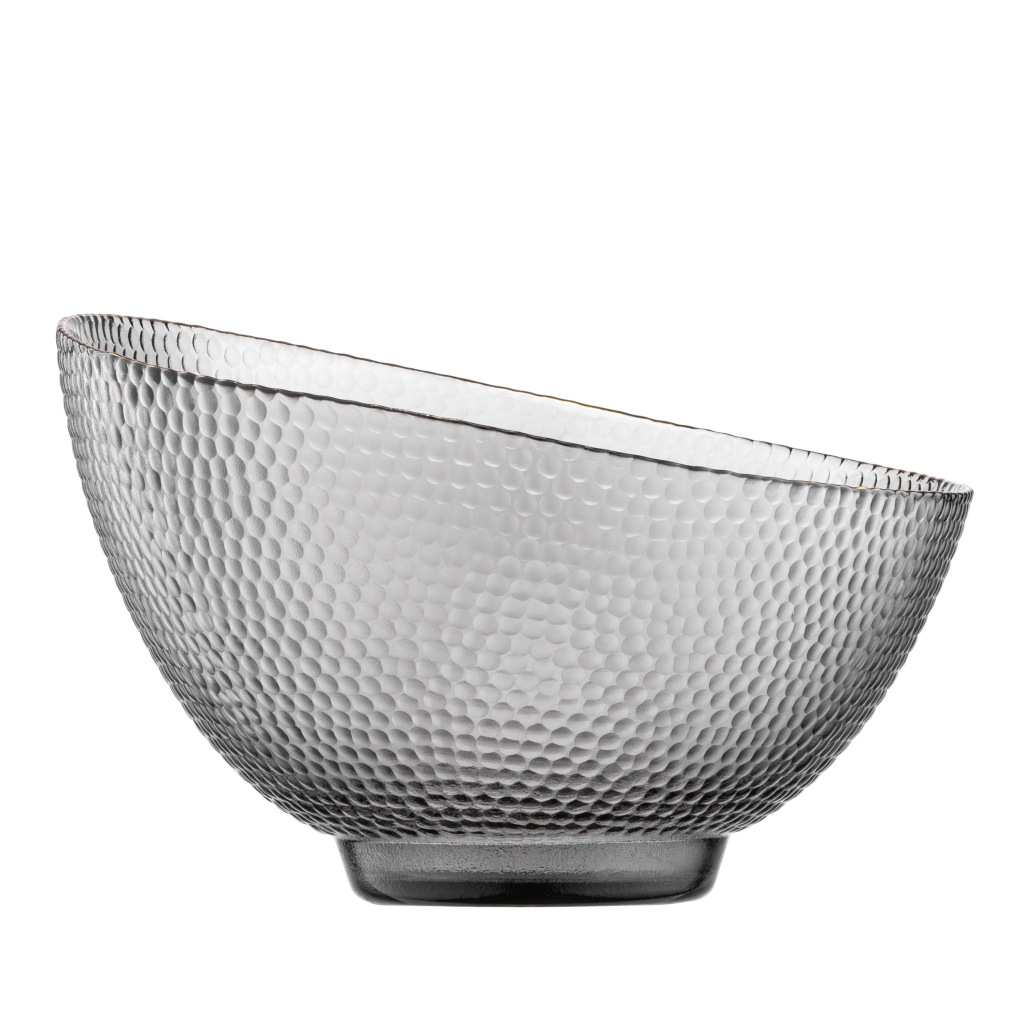 Салатник Ardesto Commelina 22см, скло, сірий (AR5019) - зображення 4