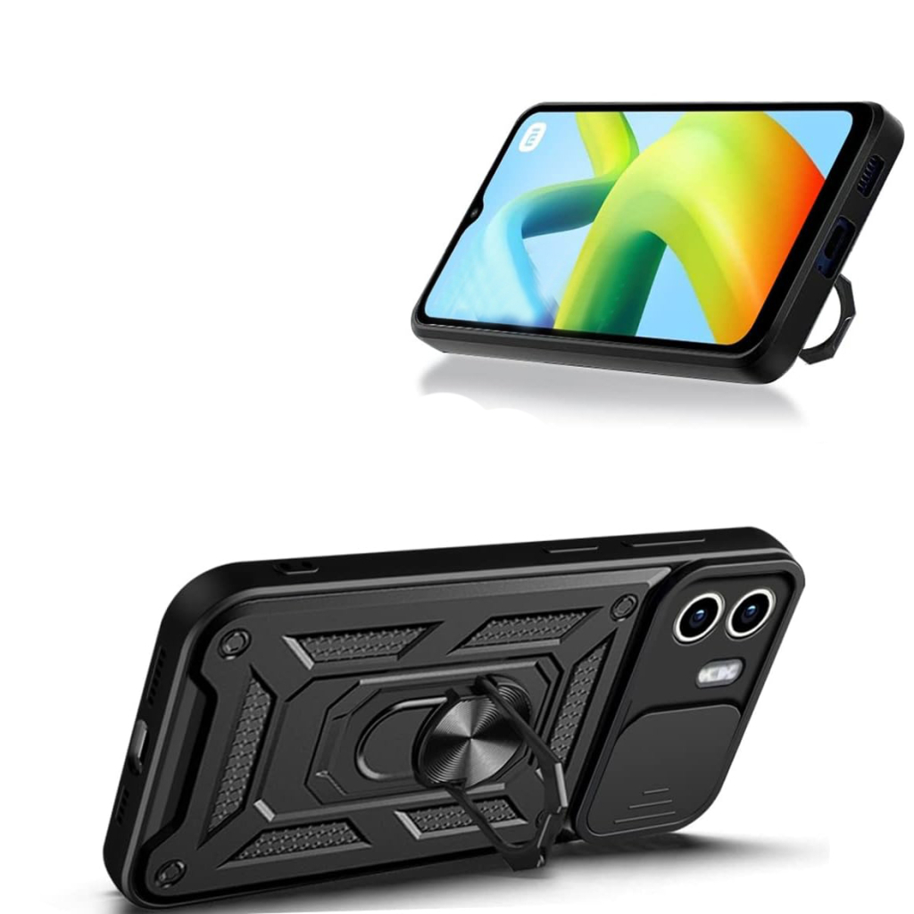 Чохол до мобільного телефона BeCover Military BeCover Xiaomi Redmi A2 Black (710206) - зображення 2