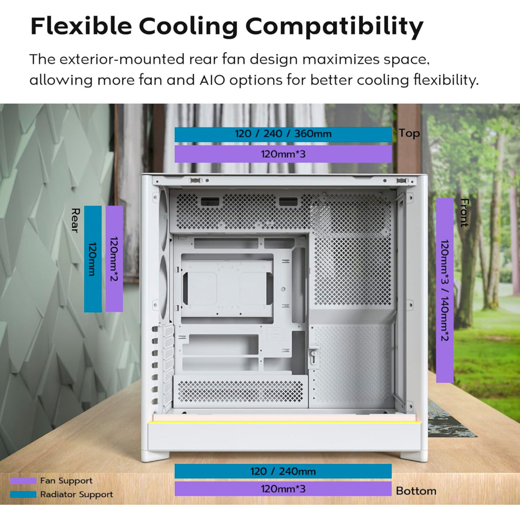 Корпус MONTECH HS01 (W) - зображення 8