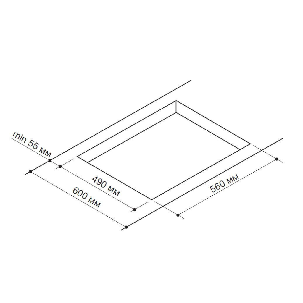 Варочна поверхня Pyramida PFG 647 BLACK LUXE - зображення 7