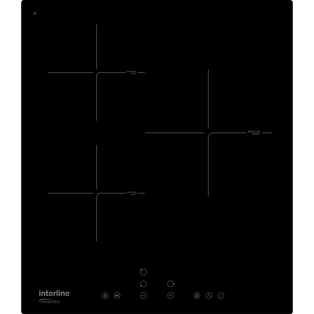 Варочна поверхня Interline HIV 740 SIB BG - зображення 1