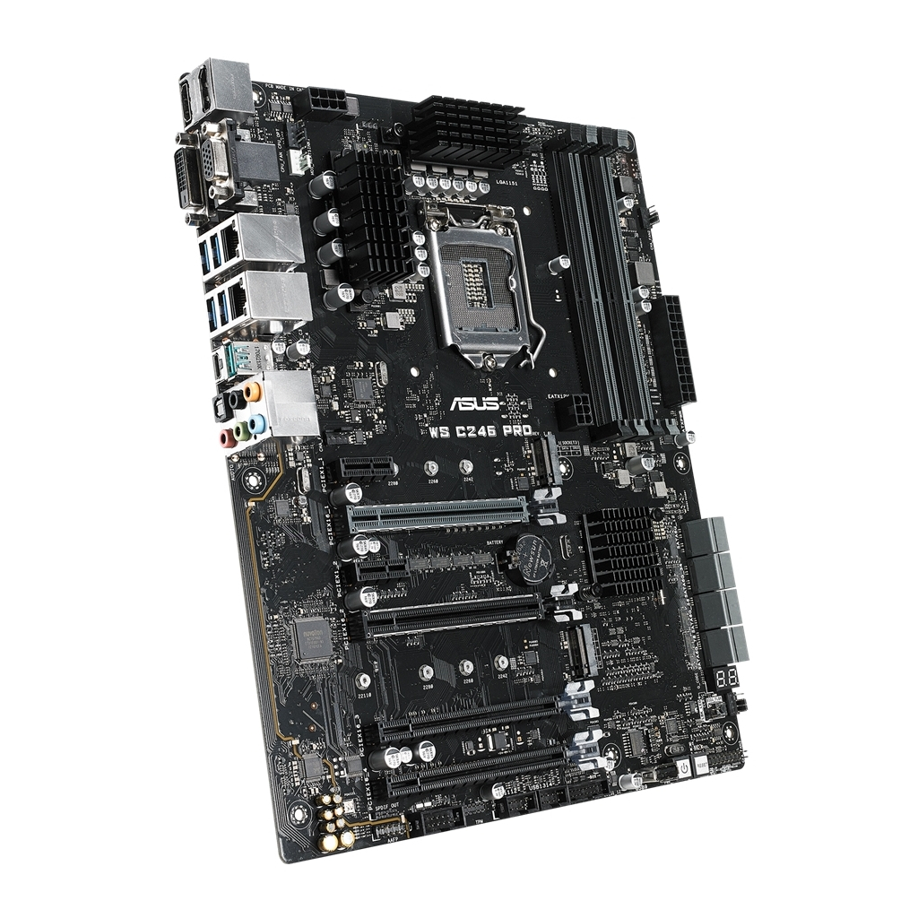 Серверна материнська плата ASUS WS C246DC - зображення 2