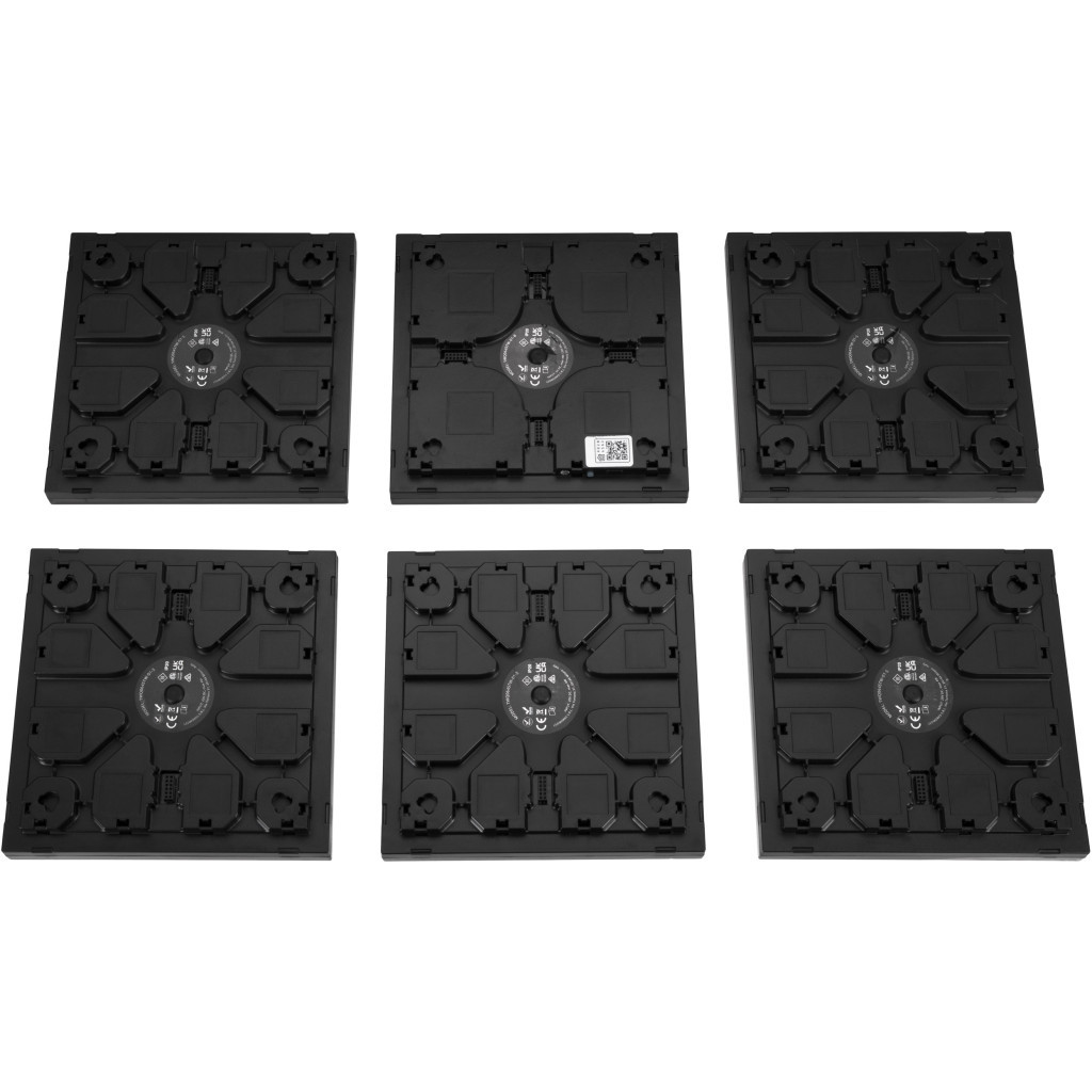 Гірлянда Twinkly Панель Smart LED Squares 1+5 RGB, Gen II, IP20, 16x16см, білий (TWQ064STW-07-BEU) - зображення 6