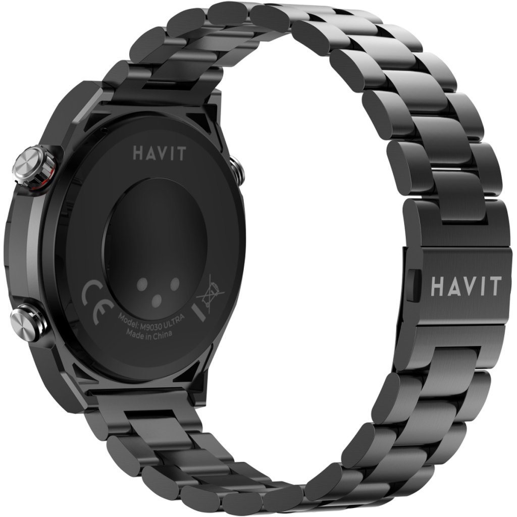Смарт-годинник Havit HV-M9030 Ultra IP68 Bluetooth Call Black (HV-M9030 Ultra Black) - зображення 5
