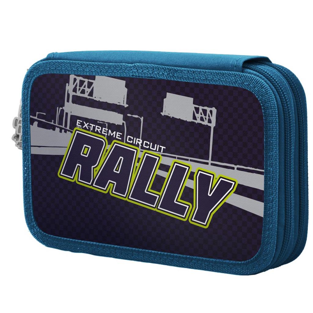 Пенал 1 вересня Rally твердий подвійний (532821) - зображення 3