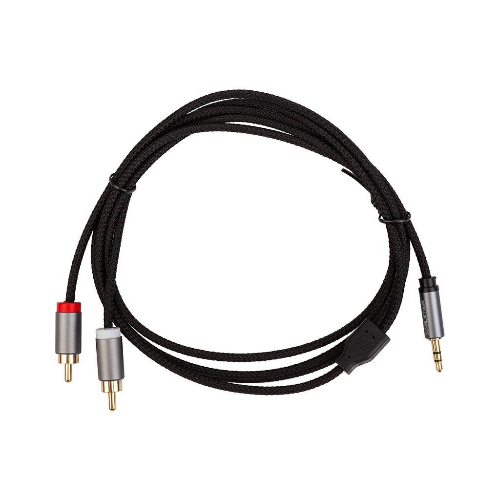 Кабель мультимедійний 3.5mm M to 2xRCA M 1.8m Cabletime (CA914005) - зображення 1