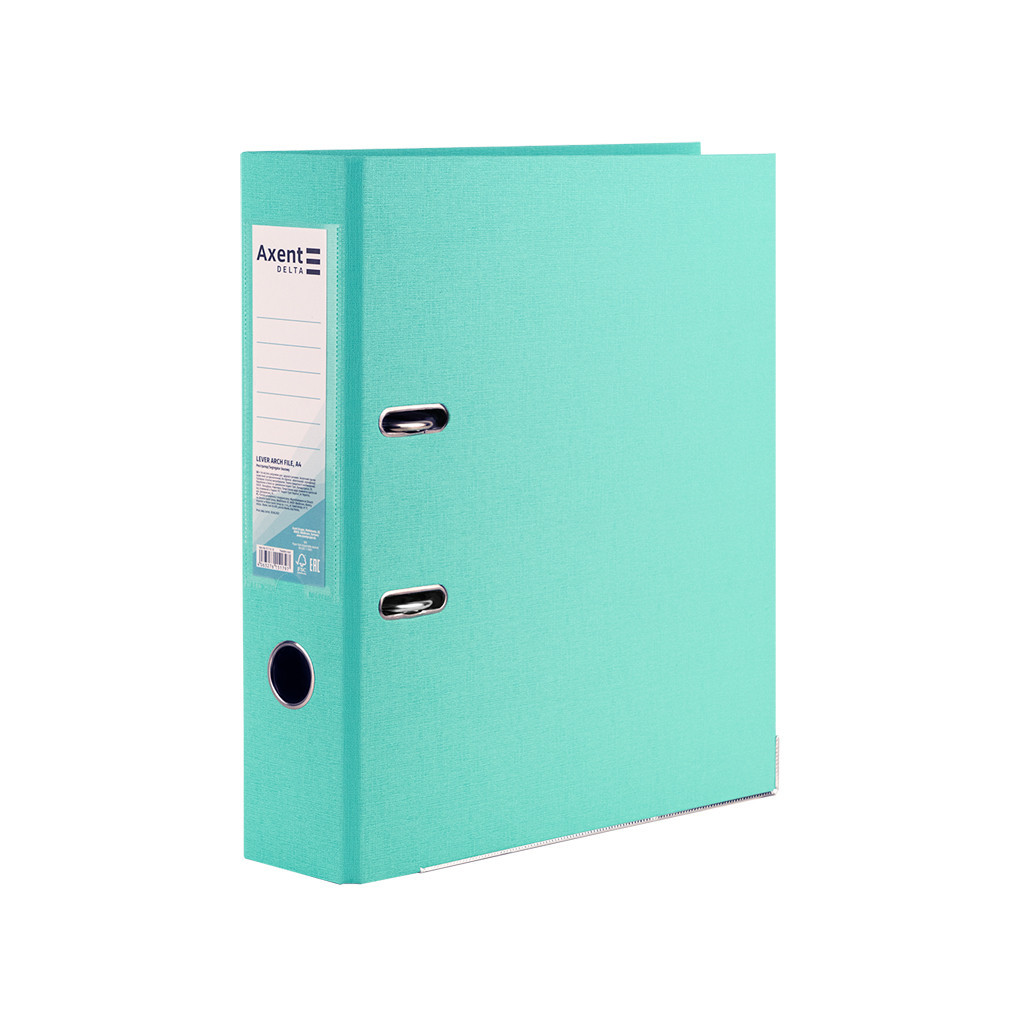 Папка - реєстратор Axent Pastelini А4+ двостороння 7.5 cм М'ятна (D1712-18C) - зображення 1