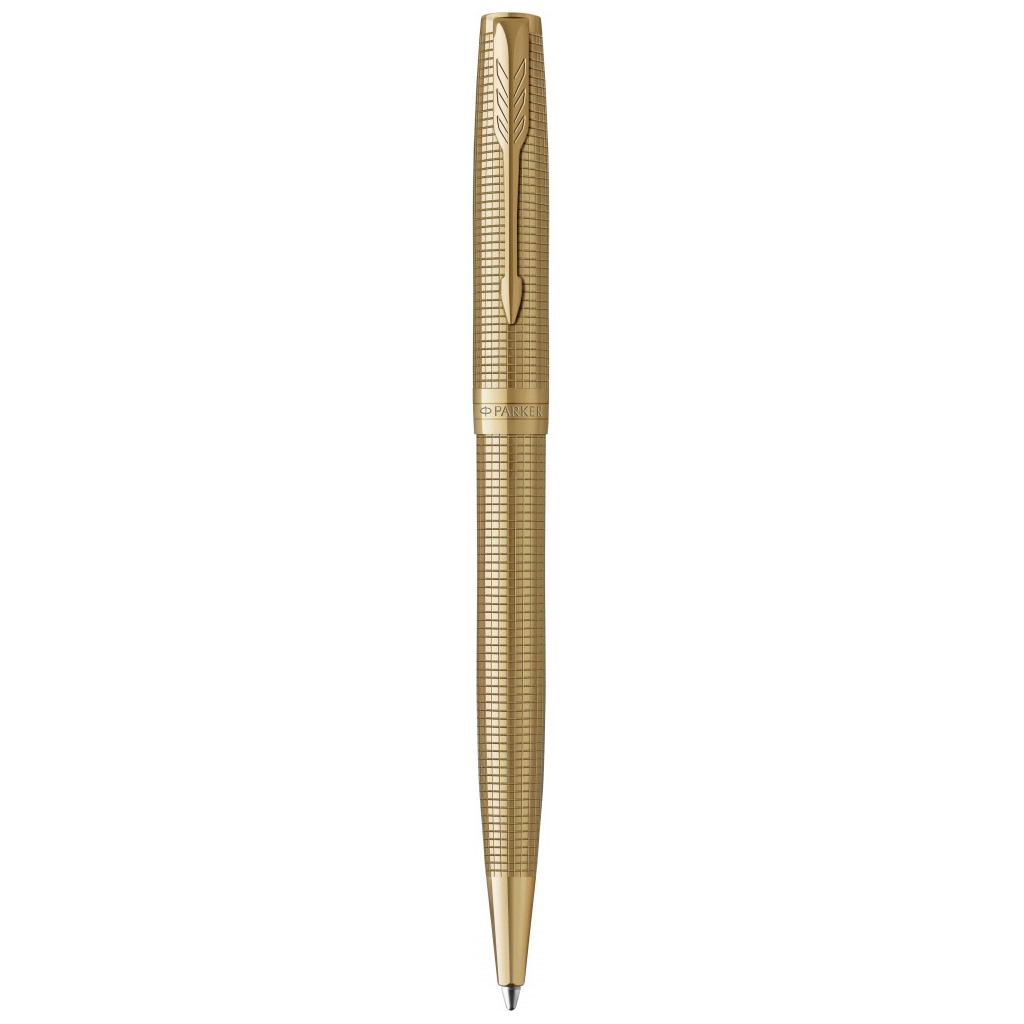 Ручка кулькова Parker SONNET 17 SE Cisele Gold GT BP + бархатний чохол (68 632) - изображение 1