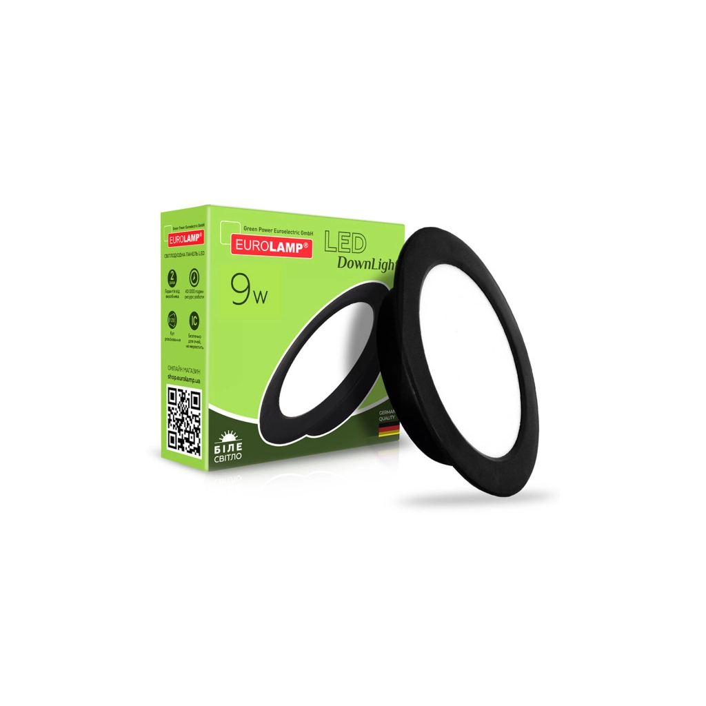 Світильник Eurolamp LED 9W 4000K (LED-DLR-9/4(new)(black)) - зображення 2