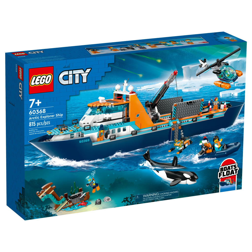 Конструктор LEGO City Арктичний дослідницький корабель 815 деталей (60368) - зображення 1