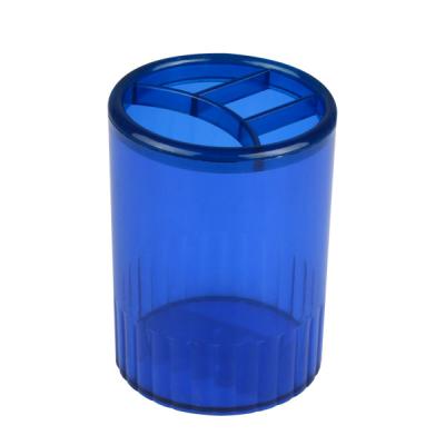 Підставка для ручок Delta by Axent Stationery glass-stand, 4 compartments, blue (D4009-02) - зображення 1