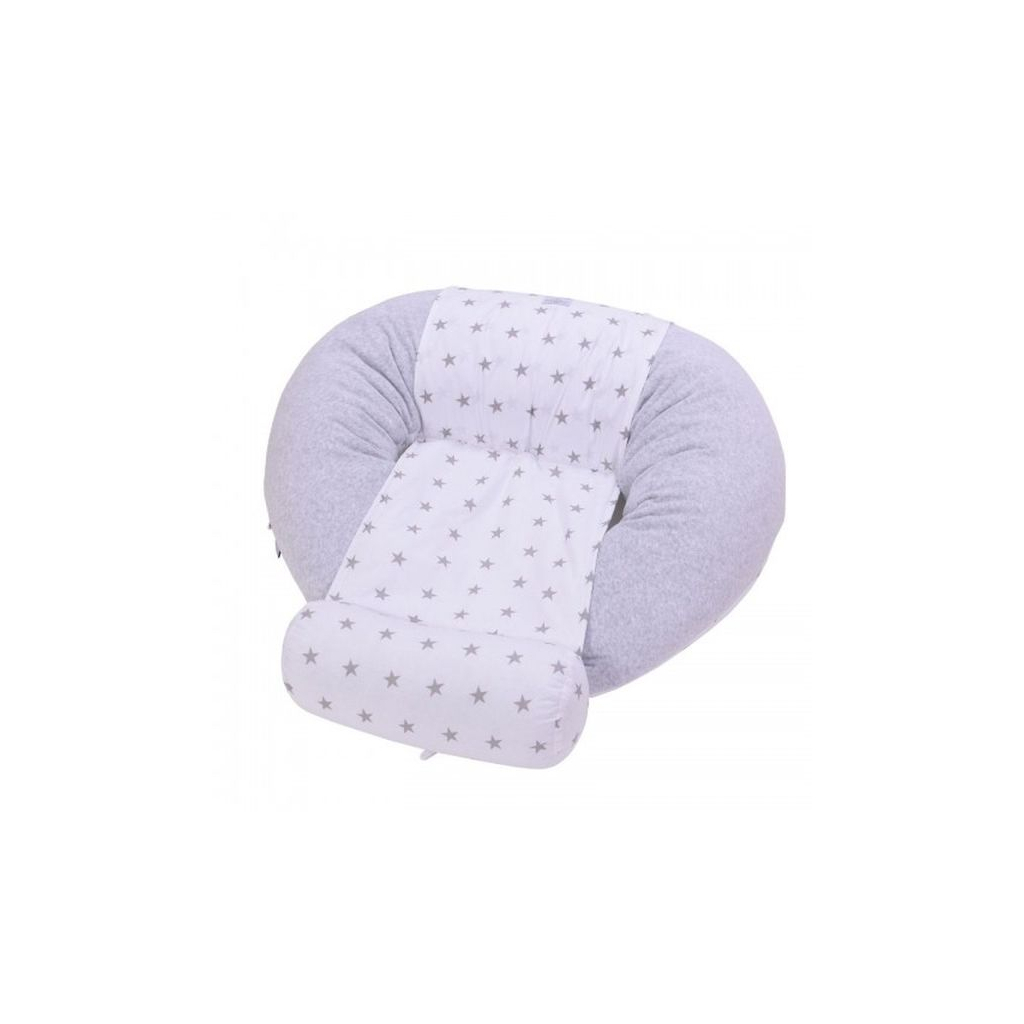 Подушка Верес для годування Comfort Lux Velour stars grey 200х75 (302.04.2) - зображення 4