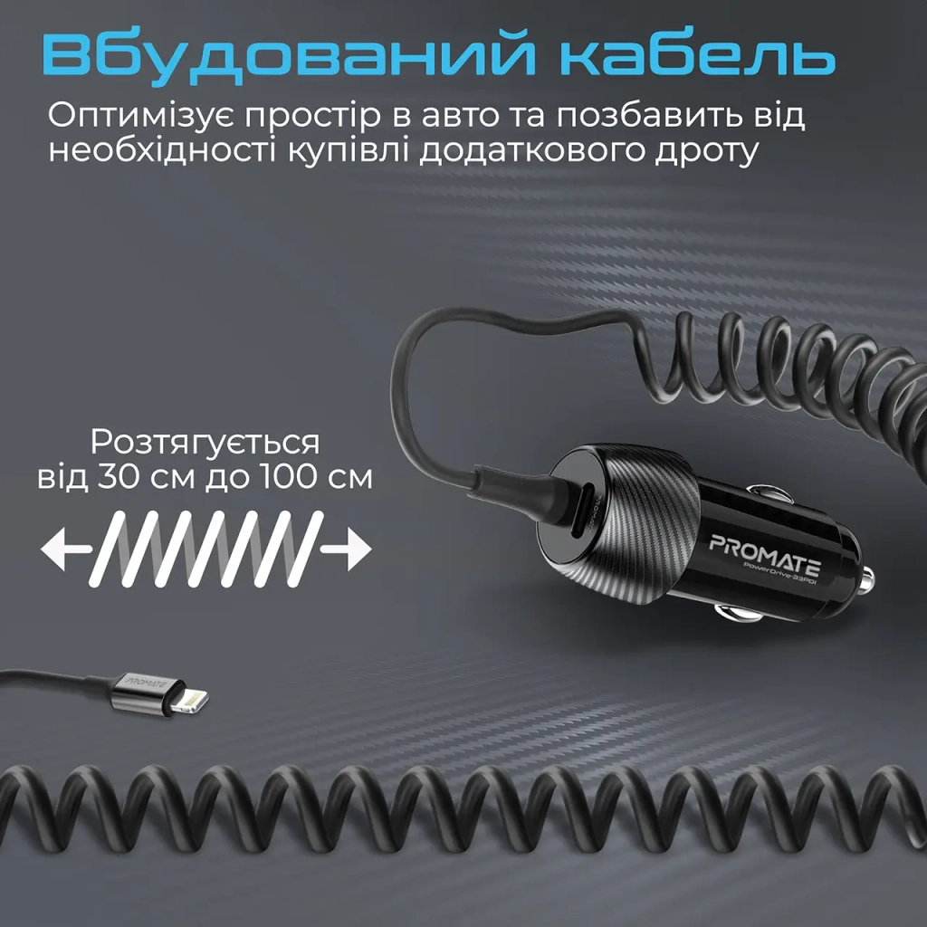 Зарядний пристрій Promate powerdrive-33pdi.black - зображення 5